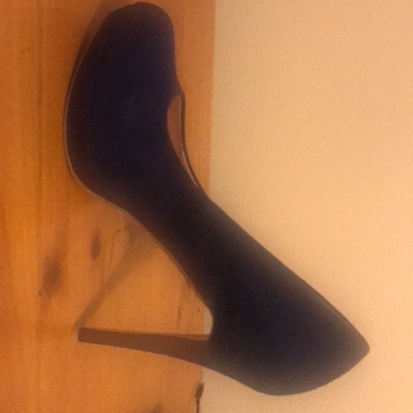 Navy blue sued looking gorgeous heels - Picture 6 of 6